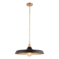 Endon 99998 - Ketjullinen riippuvalaisin SABIAN 1xE27/10W/230V musta/kulta