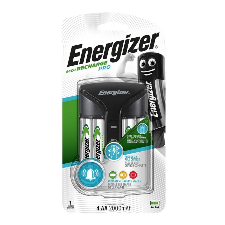Energizer - Akkulaturi NiMH 7W/4xAA/AAA 2000mAh 230V