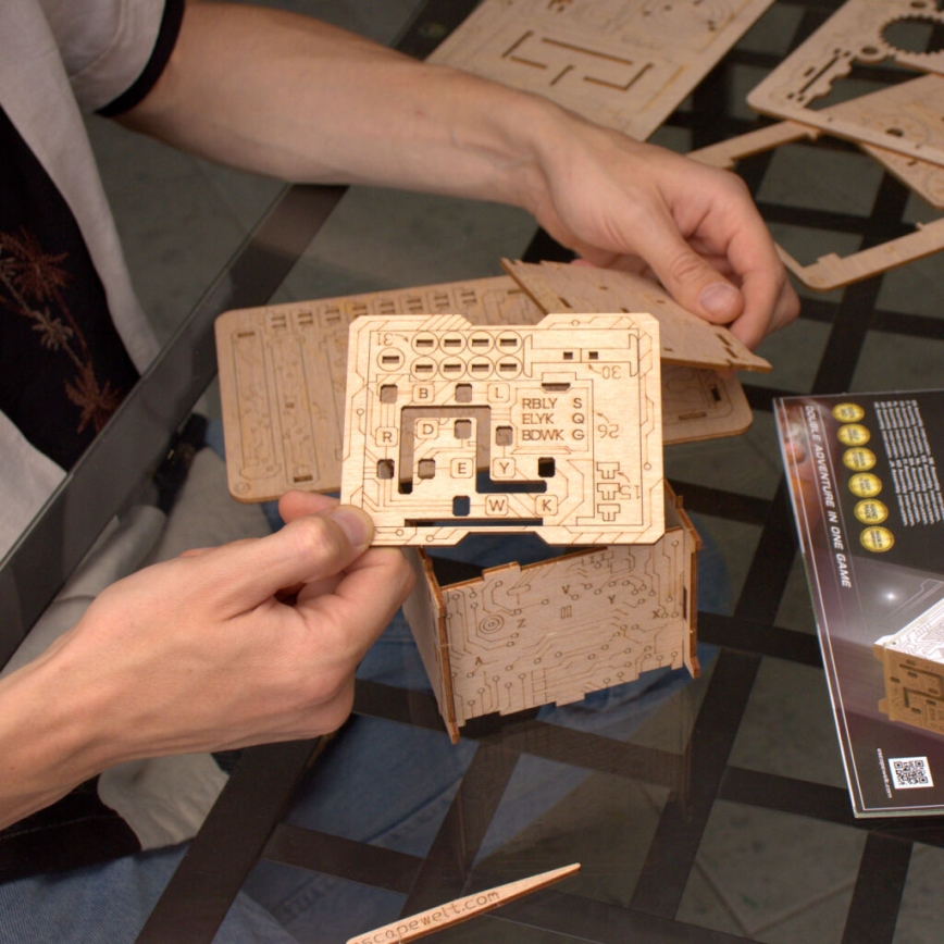 EscapeWelt - 3D puinen mekaaninen palapeli Orbital box