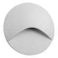 EXIN LED-porrasvalaisin 2,5 W 230 V 4000 K IP65, valkoinen, pyöreä