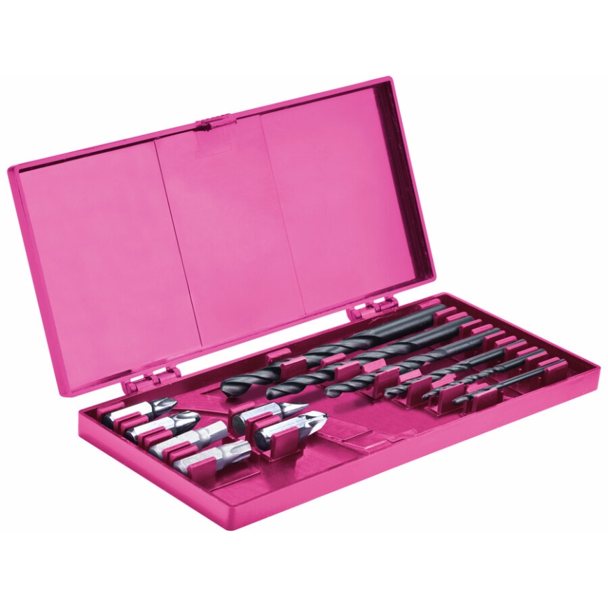 Extol - Akkuporaruuvimeisseli 1300 mAh 12V pinkki