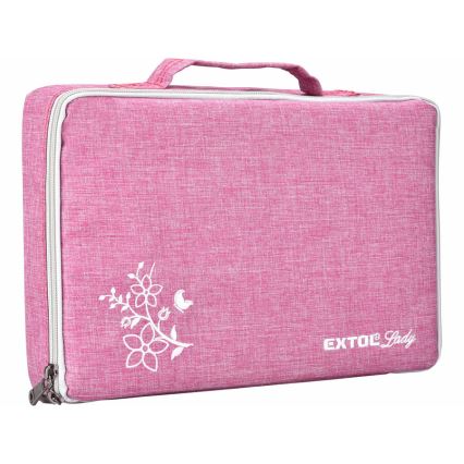 Extol - Akkuporaruuvimeisseli 1300 mAh 12V pinkki