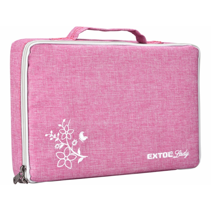 Extol - Akkuporaruuvimeisseli 1300 mAh 12V pinkki