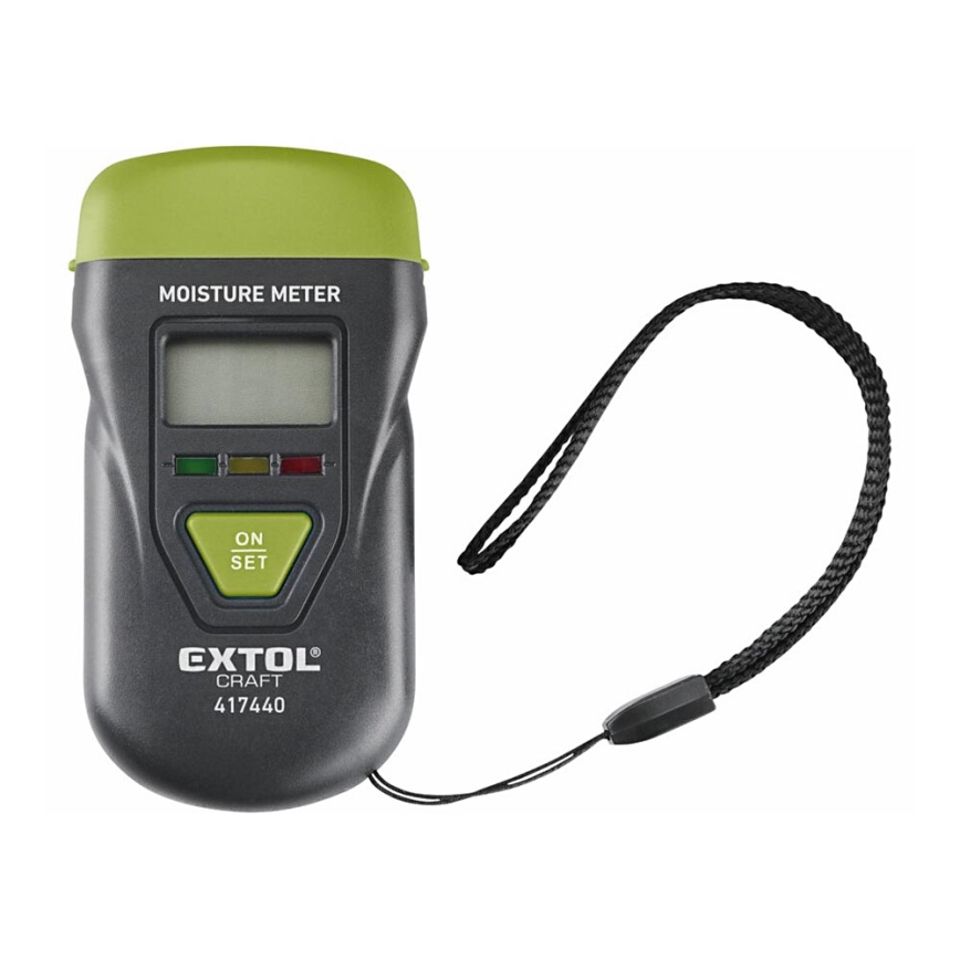 Extol - Kosteusmittari LCD-näytöllä 4xLR44
