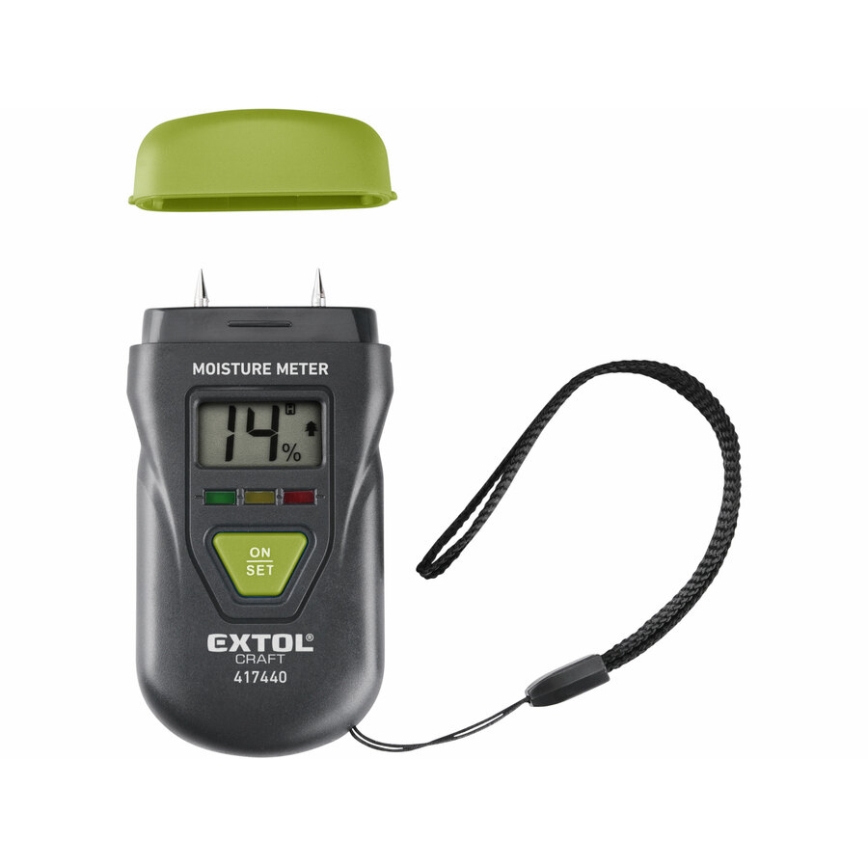 Extol - Kosteusmittari LCD-näytöllä 4xLR44
