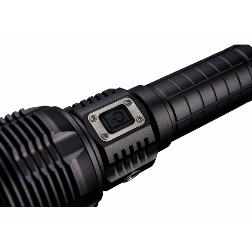 Extol - LED Himmennettävä ladattava taskulamppu virtapankilla LED/60W/10000 mAh 8000 lm IPX4 musta
