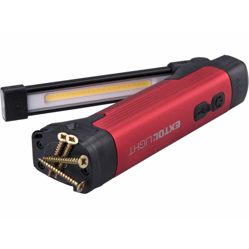 Extol - LED Himmennettävä ladattava työvalo LED/3,7V 2600 mAh IPX4