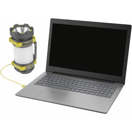 Extol - LED-himmennettävä taskulamppu virtapankilla LED/2600 mAh/3,7V IPX4
