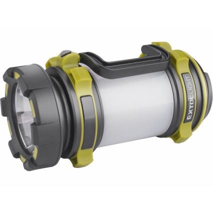Extol - LED-himmennettävä taskulamppu virtapankilla LED/2600 mAh/3,7V IPX4