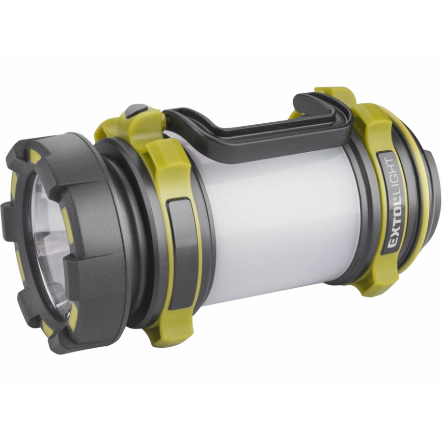 Extol - LED-himmennettävä taskulamppu virtapankilla LED/2600 mAh/3,7V IPX4