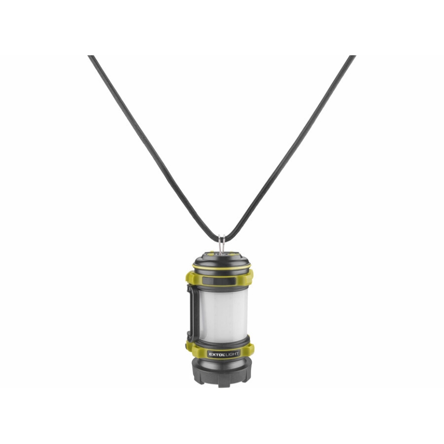 Extol - LED-himmennettävä taskulamppu virtapankilla LED/2600 mAh/3,7V IPX4