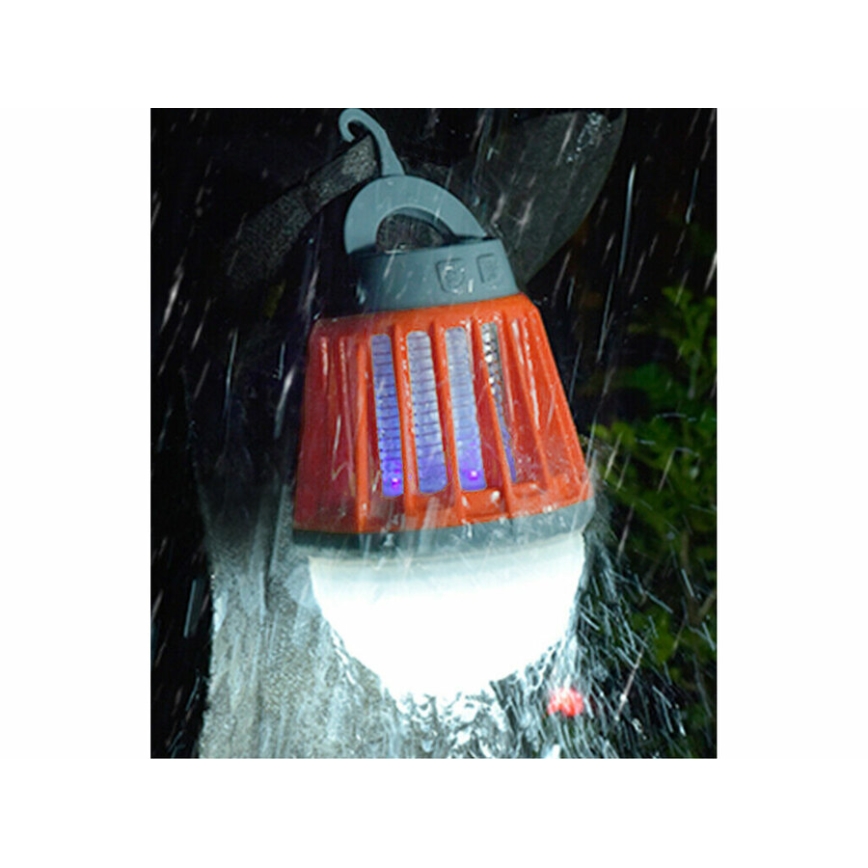 Extol - LED Kannettava lamppu hyönteisloukulla LED/3W/2000 mAh/3,7V IPX6