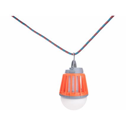 Extol - LED Kannettava lamppu hyönteisloukulla LED/3W/2000 mAh/3,7V IPX6