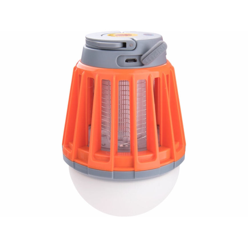 Extol - LED Kannettava lamppu hyönteisloukulla LED/3W/2000 mAh/3,7V IPX6