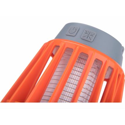 Extol - LED Kannettava lamppu hyönteisloukulla LED/3W/2000 mAh/3,7V IPX6