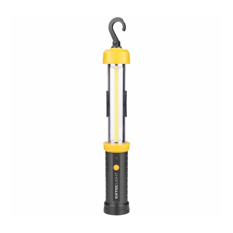 Extol - LED Kannettava lamppu LED/2000 mAh/3,6V musta/keltainen