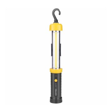 Extol - LED ladattava kannettava lamppu LED/2000 mAh/3,6V musta/keltainen