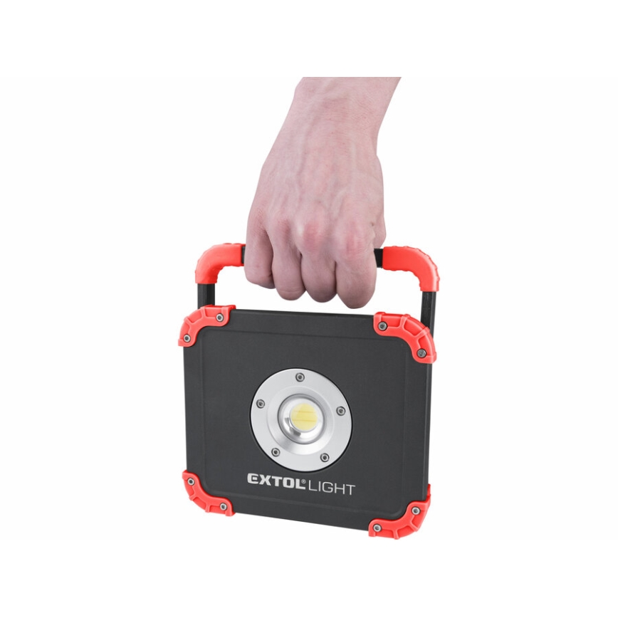 Extol - LED ladattava valonheitin LED/20W/6600 mAh/3,7V IP54