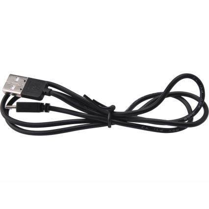 Extol - LED otsalamppu LED/10W/2400 mAh/3,7V musta/punainen
