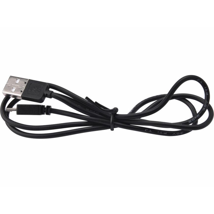 Extol - LED otsalamppu LED/10W/2400 mAh/3,7V musta/punainen