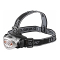 Extol - LED otsalamppu LED/3xAAA musta/hopea
