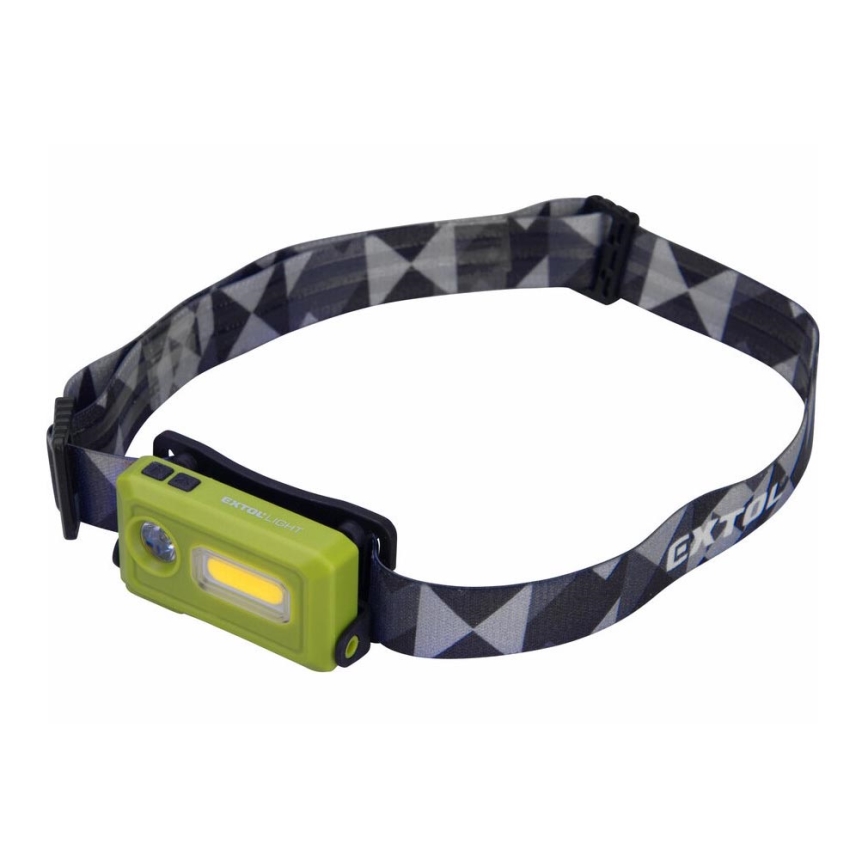 Extol - LED otsalamppu LED/500 mAh/3,7V IPX4