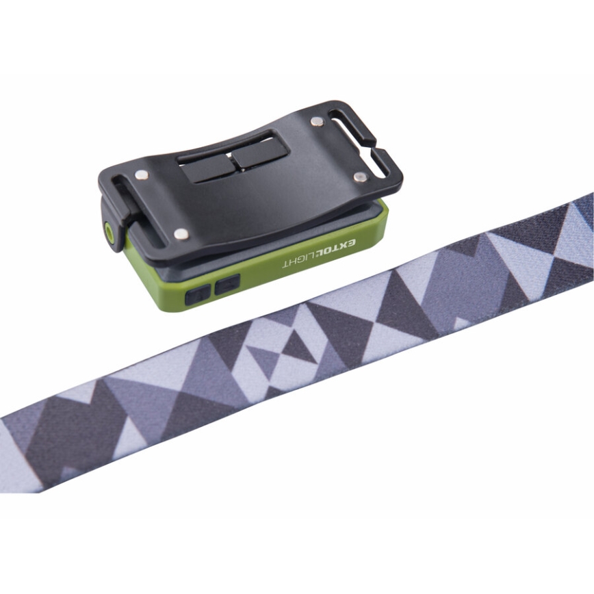 Extol - LED otsalamppu LED/500 mAh/3,7V IPX4