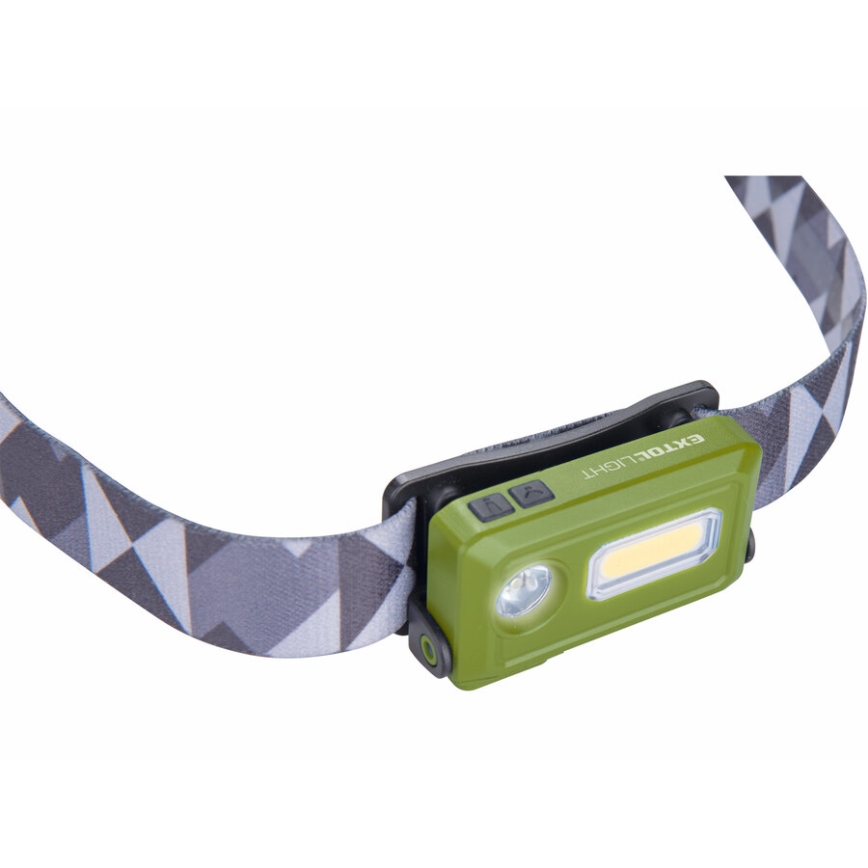 Extol - LED otsalamppu LED/500 mAh/3,7V IPX4