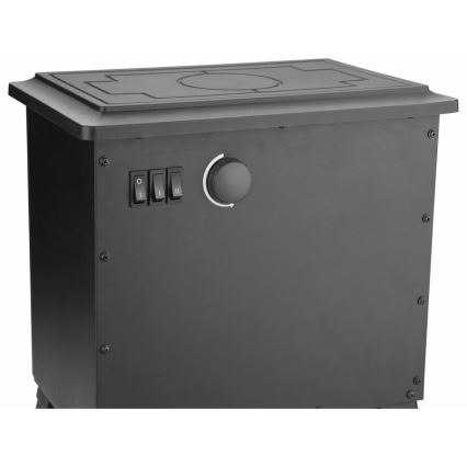 Extol - LED Sähkötakka lämmityksellä LED/1800W/230V 40,6x35,5 cm