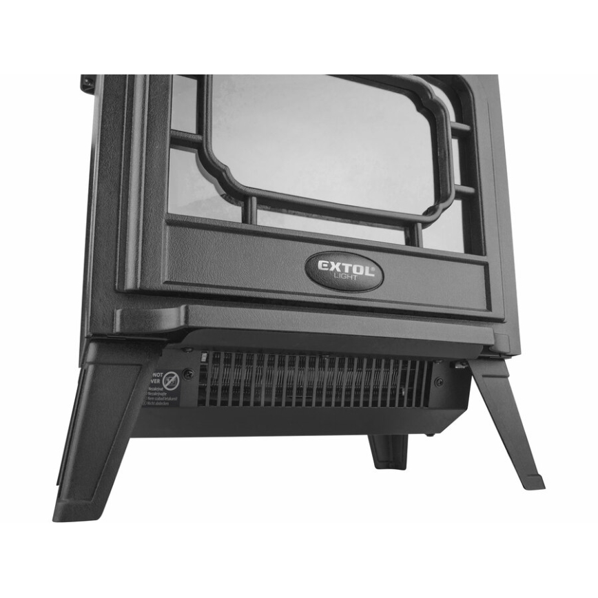Extol - LED Sähkötakka lämmityksellä LED/1800W/230V 40,6x35,5 cm