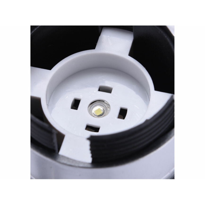 Extol - LED-taskulamppu LED/1W/3xAA musta