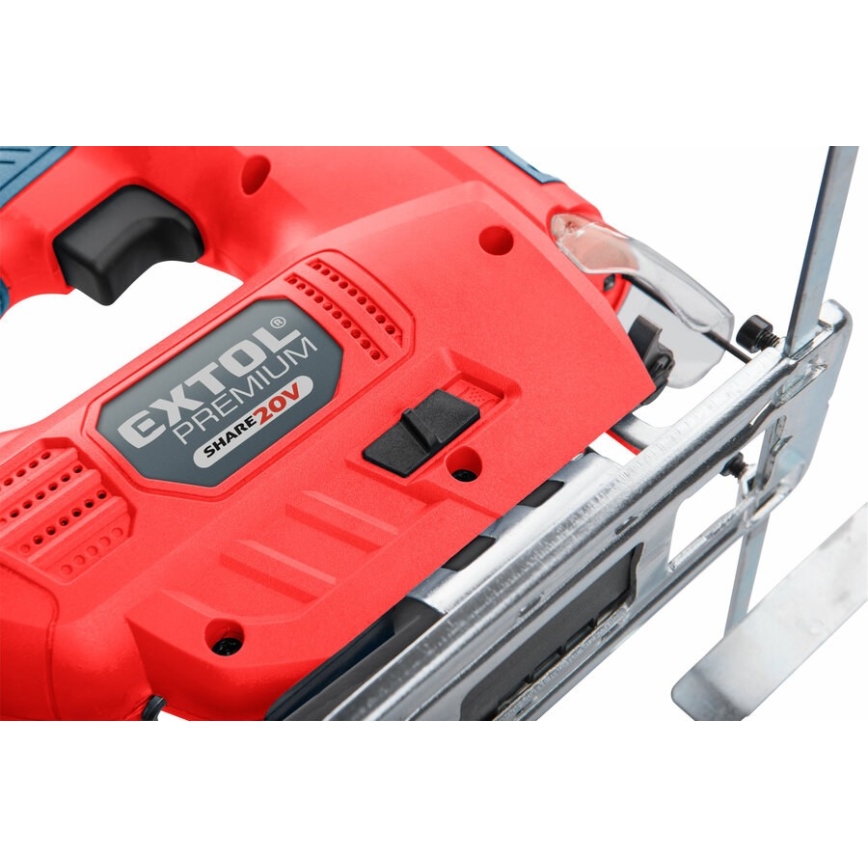 Extol Premium - Akkupistosaha LED-valolla 2000 mAh 20V