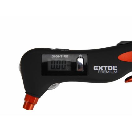 Extol Premium - Digitaalinen rengasmittari LCD-näytöllä ja LED-valolla 5in1 2xAAA