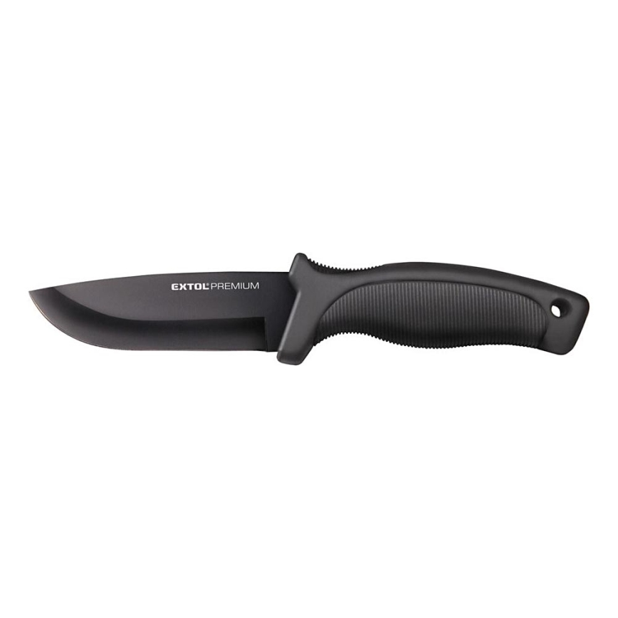 Extol Premium - Metsästysveitsi musta/ruostumaton 11 cm