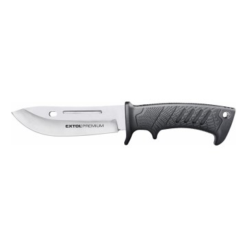 Extol Premium - Metsästysveitsi musta/ruostumaton 14,5 cm