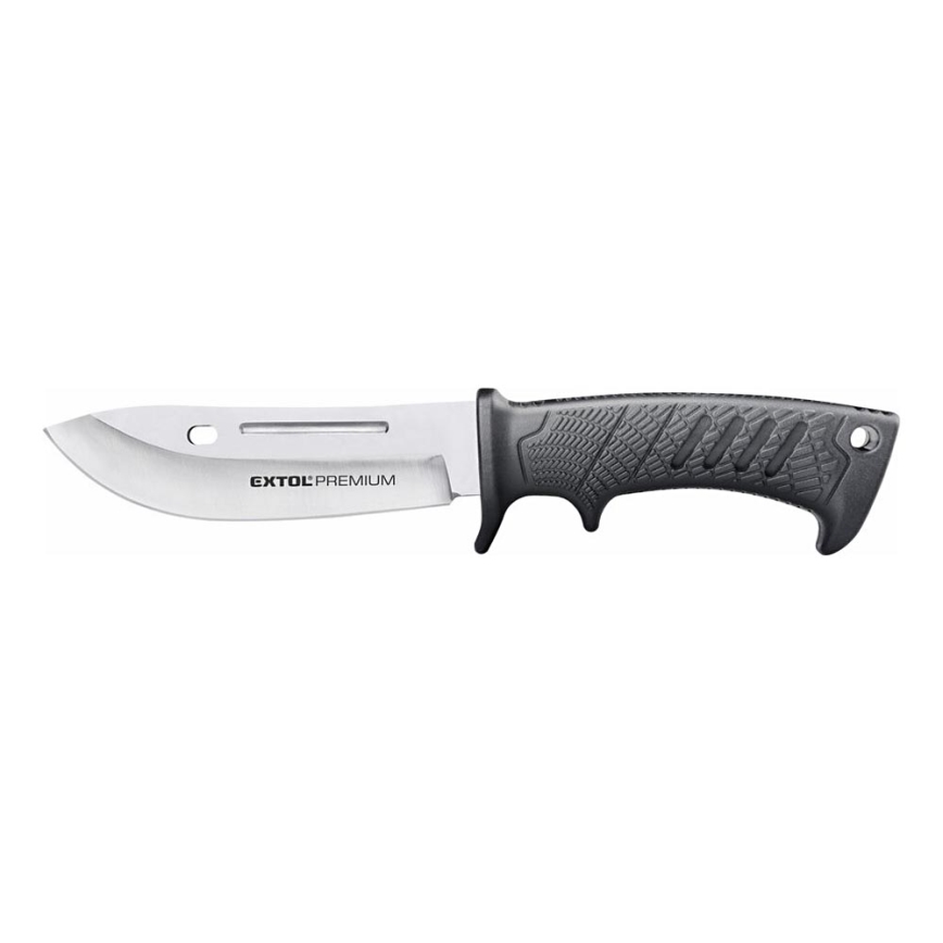 Extol Premium - Metsästysveitsi musta/ruostumaton 14,5 cm
