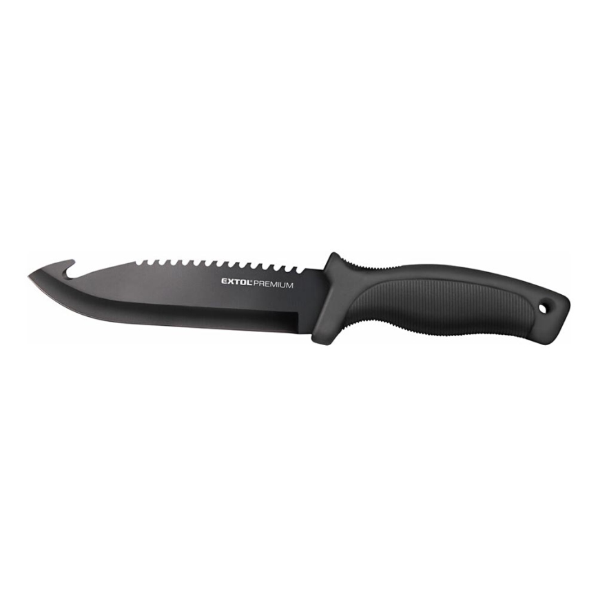 Extol Premium - Metsästysveitsi musta/ruostumaton 15 cm