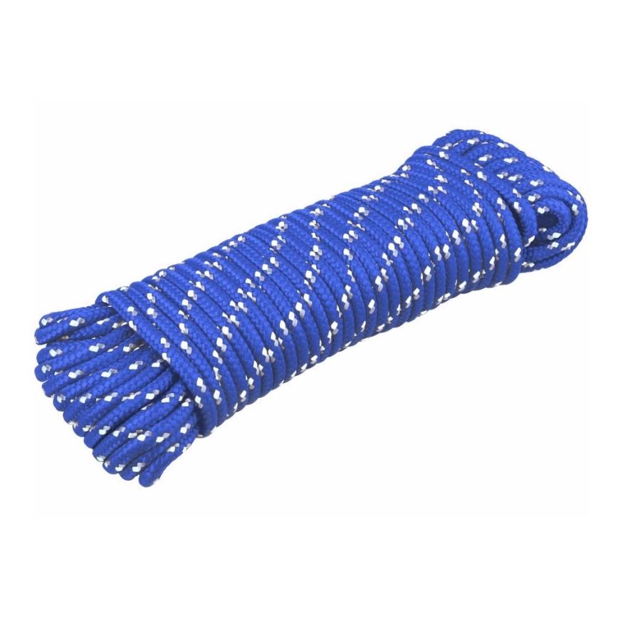 Extol Premium - Polypropeenista punottu johto 4mm x 20m sininen