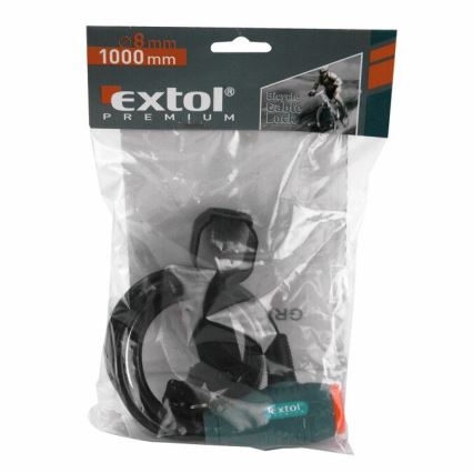 Extol Premium- Pyörän lukko 8x1000 mm