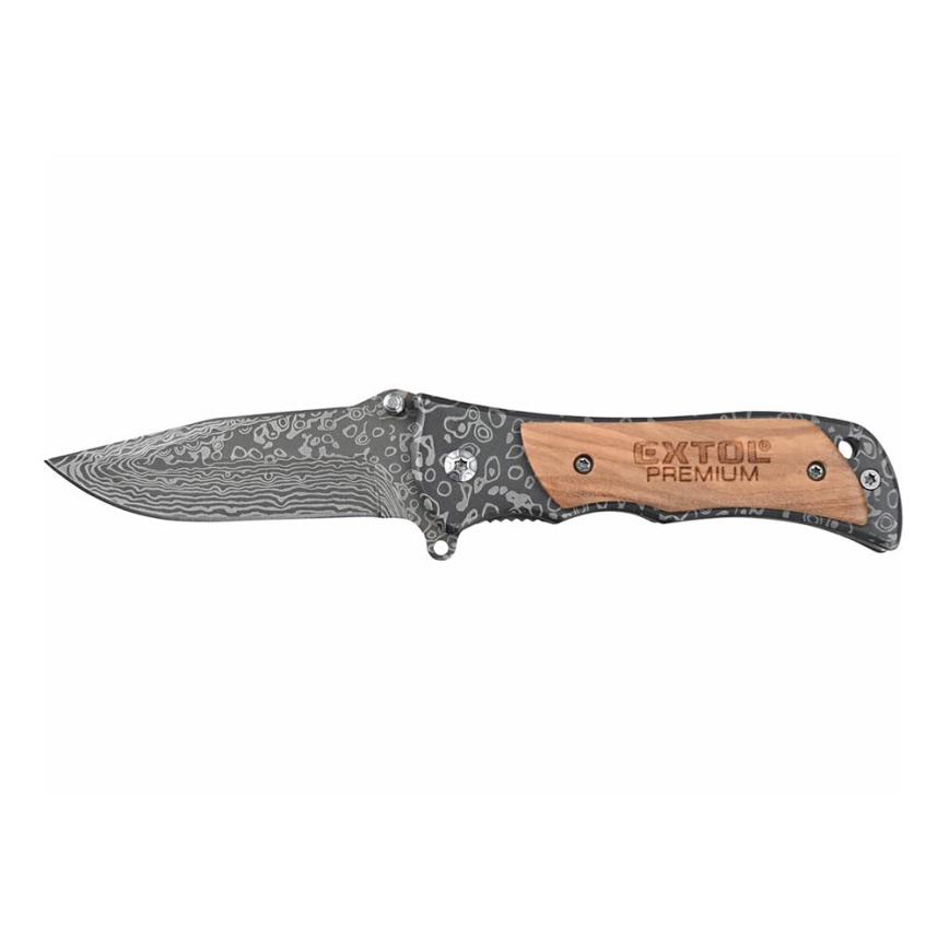 Extol Premium - Taitettava veitsi 160 mm ruostumatonta terästä