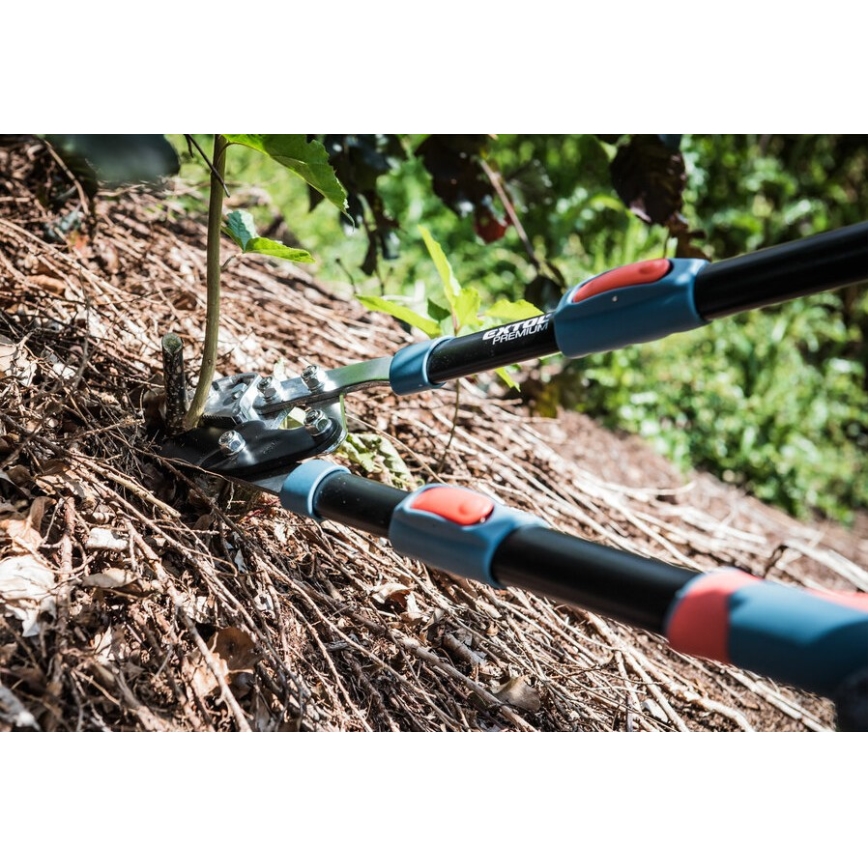 Extol Premium - Teleskooppivälitteiset alasinsakset oksille 670-940 mm