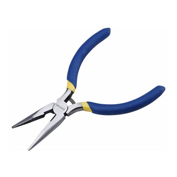 Extol - Puolipyöreät suorat pihdit jousella 130 mm