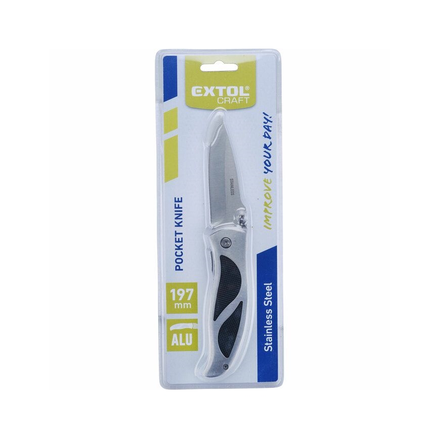 Extol - Taitettava veitsi 197 mm ruostumatonta terästä