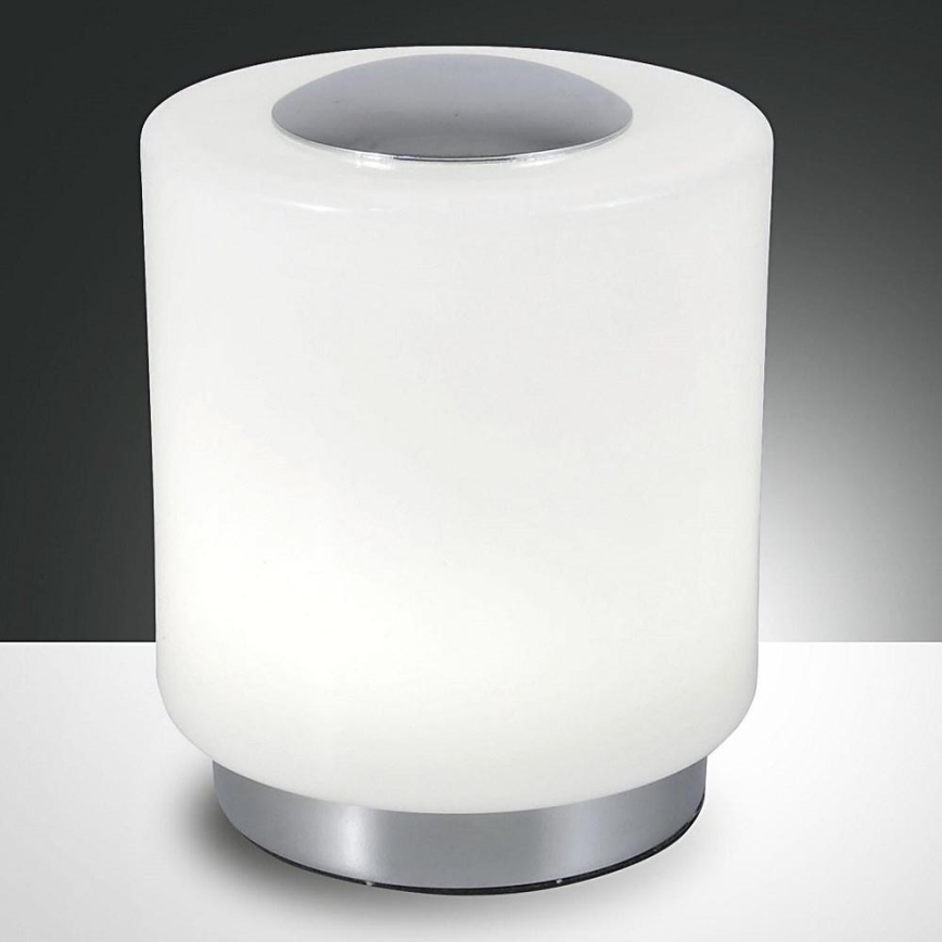 Fabas Luce 3257-30-138 - LED Himmennettävä kosketuspöytävalaisin SIMI LED/8W/230V hopea
