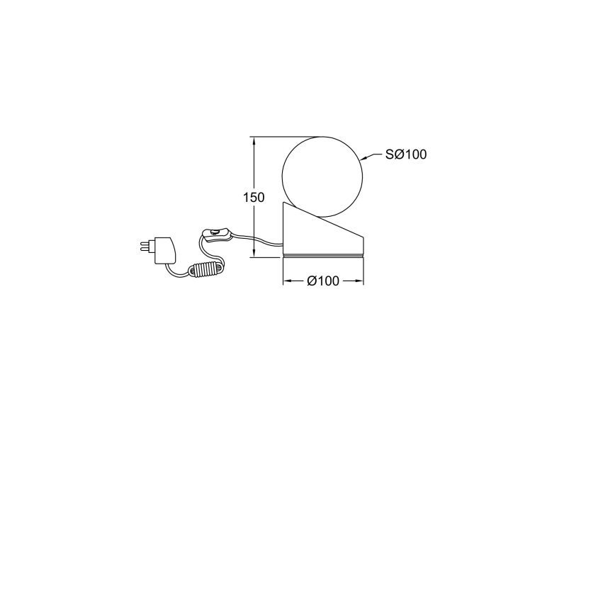 Fabas Luce 3360-30-102 - LED Himmennettävä kosketuspöytävalaisin GRAVITY LED/5W/230V valkoinen