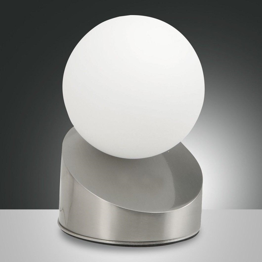 Fabas Luce 3360-30-178 - LED Himmennettävä kosketuspöytävalaisin GRAVITY LED/5W/230V mattakromi