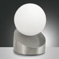Fabas Luce 3360-30-178 - LED kosketuksella himmennettävä pöytävalaisin GRAVITY LED/5W/230V mattakromi