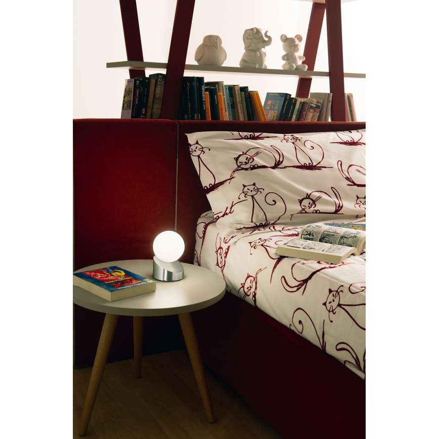Fabas Luce 3360-30-178 - LED Himmennettävä kosketuspöytävalaisin GRAVITY LED/5W/230V mattakromi
