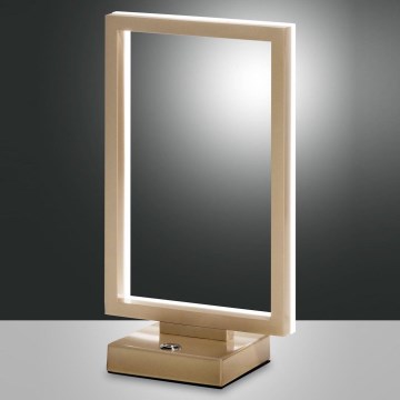 Fabas Luce 3394-30-225 - Himmennettävä LED-pöytävalaisin BARD LED/15W/230V kulta