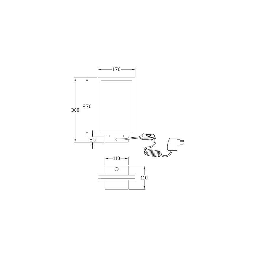 Fabas Luce 3394-30-225 - Himmennettävä LED-pöytävalaisin BARD LED/15W/230V kulta